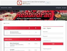 Tablet Screenshot of forum.redbirdfan.net